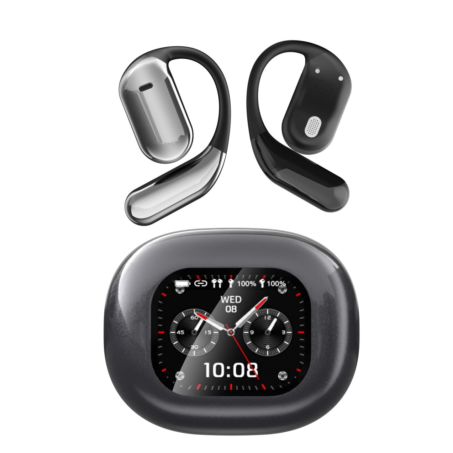 LCD Color Screen Bluetooth Headset