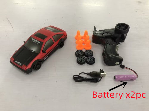 4WD RC Drift Car Toy, Remote Control GTR Model AE86 Vehicle Toy For Children