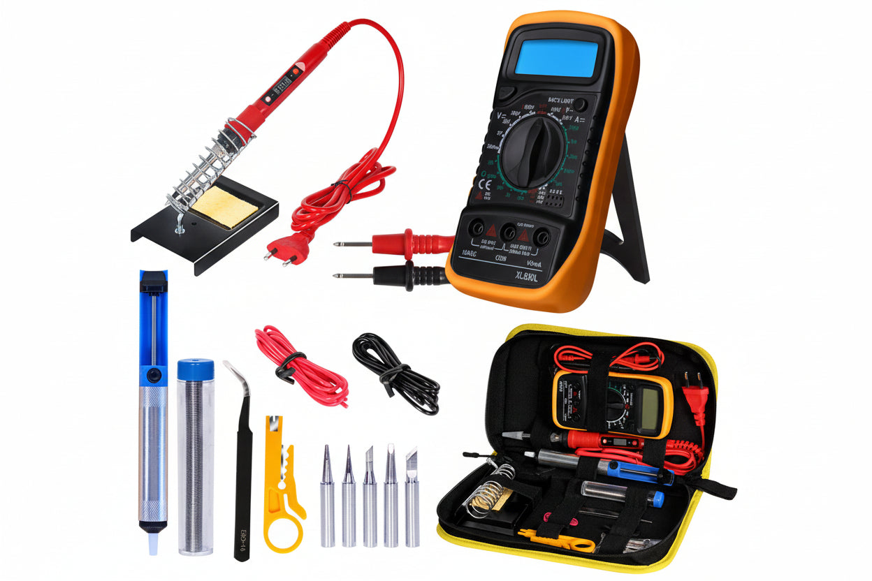 Electric Soldering Iron Multimeter Set Digital Display Soldering Iron Kit