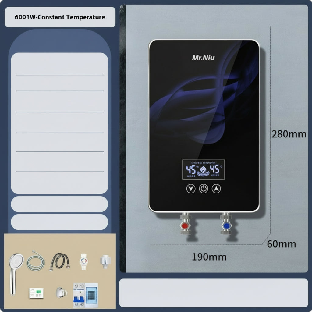 Instant Electric Water Heater For Household Use