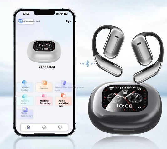 LCD Color Screen Bluetooth Headset