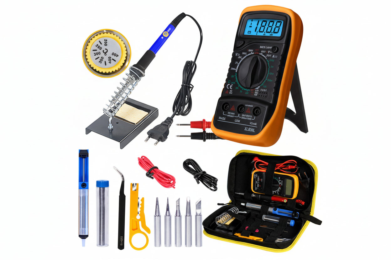 Electric Soldering Iron Multimeter Set Digital Display Soldering Iron Kit